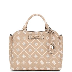 Borsa a mano SILIA 4G logo peony GUESS