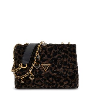 Tracolla GIULLY velluto animalier GUESS