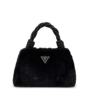Mini borsa a mano SHAIDA pelliccia fur sintetica GUESS
