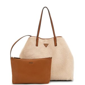 Shopper VICTTORIA pelliccia sintetica GUESS