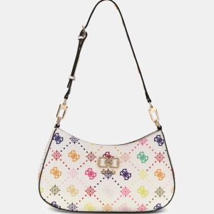 Borsa a spalla con logo EMELIE